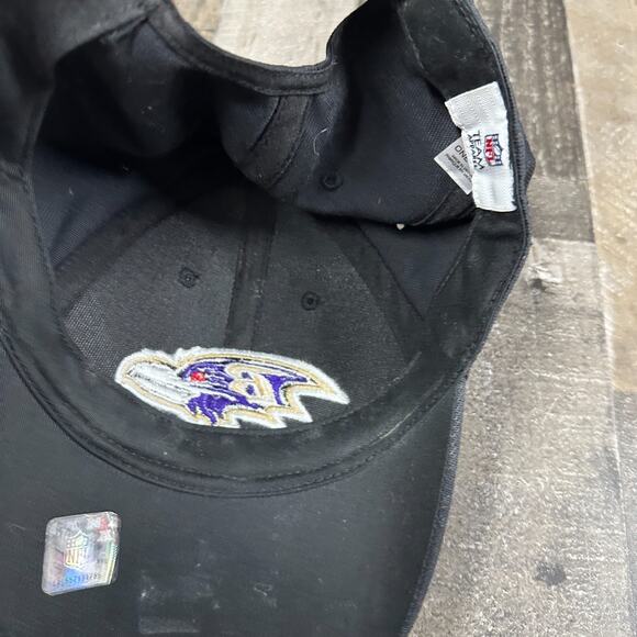 NFL Team Apparel Baltimore Ravens Cap Hat One Size Black - Picture 5 of 9